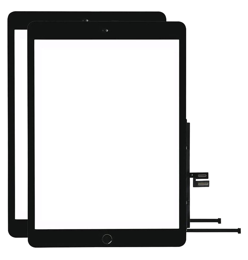 Touch Screen Replacement 2 Pack for iPad 7 7th/8 8th Gen Digitizer 2019/2020 10.2 Inch,for 7th 8th Generation A2197 A2198 A2200, A2270 A2428 A2429 A2430 with Home Button (Black) Black