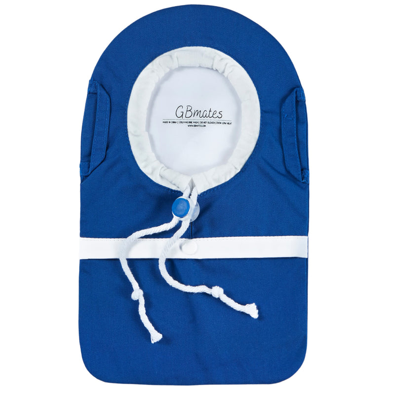 GBmates Ostomy Bag Covers -WaterResistant Ostomy Pouch Liner with Adjustable Opening, Belt Hoop, Buckle Closure - Colostomy Bag Cover in R blue - Washable Ostomy Pouch Covers - Durable Ostomy Supplies