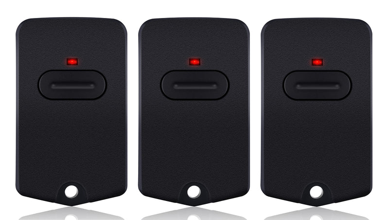 ASONPAO RB741 FM135 Black Remote Transmitter for GTO Mighty Mule Linear Pro Access Gate Opener(3Pack)