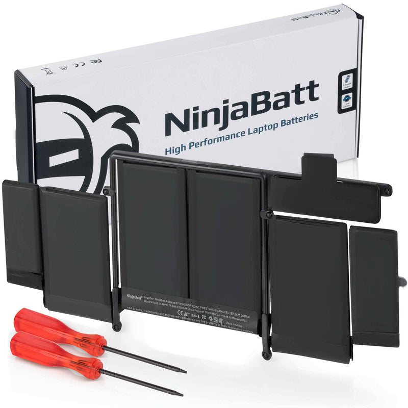 NinjaBatt Battery A1502 A1582 for Apple MacBook Pro Retina 13â€ A1493 [2013 2014 2015 Years] - Long Lasting [71.8Wh/11.43V]