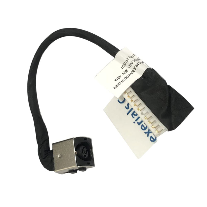 GinTai DC Power Jack Charging Cable Harness Wire Replacement for Dell G3 3500 G5 5500 G5 SE 5505 P89F CE76 00HT24 0PRV65 450.0K708.0011 450.0K708.0021/G3 MLK 60W 00HT24 0HT24 (G) 4.85-inch