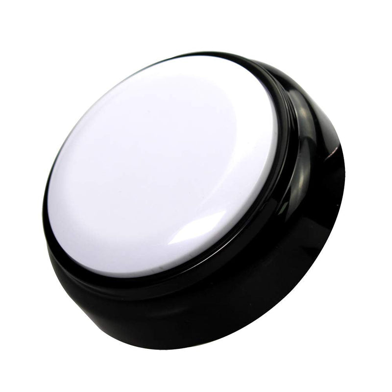 Voice Recording Button, Recordable Button Buzzer Talking Button Record Sound Box 30 Seconds Recording Press Buttons for Dogs, Funny Gift for Study Office Home