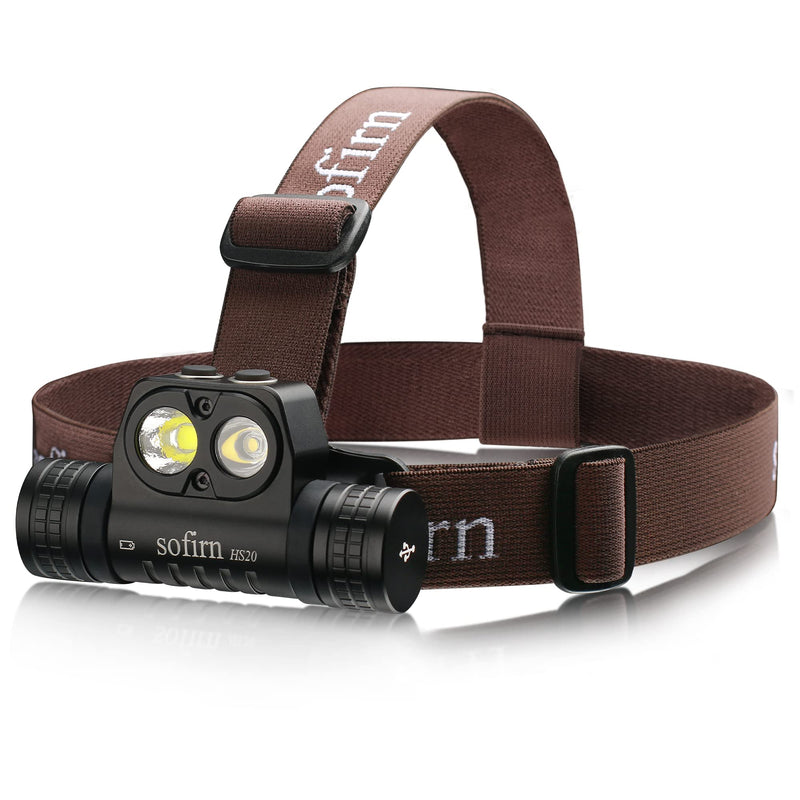Sofirn HS20 LED Headlamp Rechargeable, 2700 High Lumen Headlight, Super Bright Head Flashlight with Floodlight and Spotlight, USB C Charging Port, Battery Inserted for Hiking, Camping, Emergency