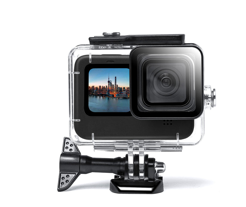 OKFUN Waterproof Housing Case for GoPro Hero 10 /GoPro Hero 9 Black ,Protective Underwater Dive Case Shell for Go Pro Hero10 /Go Pro Hero9 Action Camera,with Mount and Thumbscrew