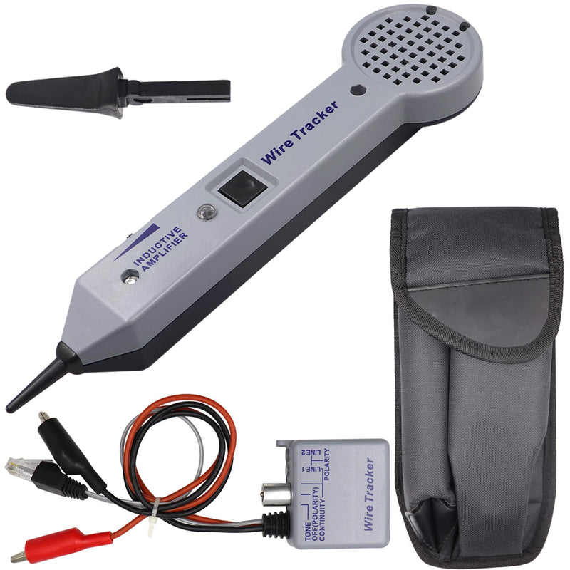 Tone Generator kit, Wire Tracer Circuit Tester, 200EP High Accuracy Wire Tester Kit, Wires Tone Tracer, Multi-Tone Cable Test Kits with Inductive Amplifier for Network Cables Collation .