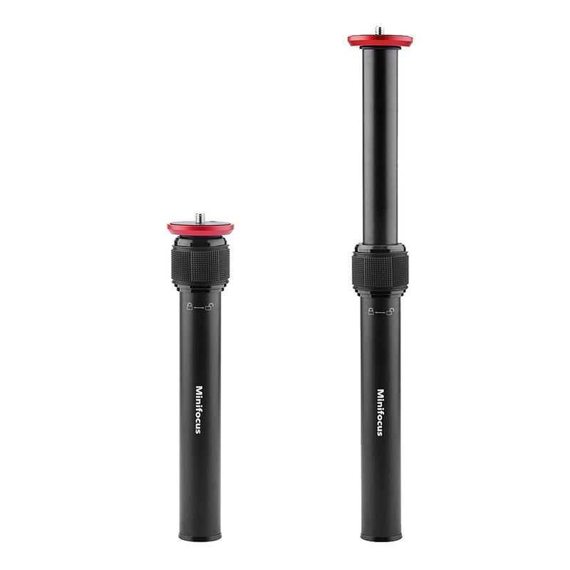 2 Section Tripod Center Column MINIFOCUS All Aluminum Telescopic Tripod Extender Extension Tube Tripod Stick Rod for Tripod Monopod Gimbal DSLR Mirrorless Camera