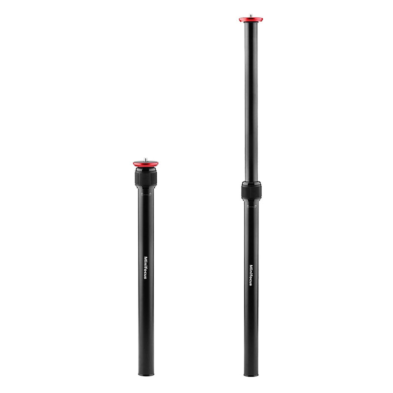2 Section Tripod Center Column MINIFOCUS All Aluminum 13.2 to 23.4 inch Adjustable Telescopic Tripod Extender Extension Tube Tripod Stick Rod for Tripod Monopod Gimbal DSLR Mirrorless Camera