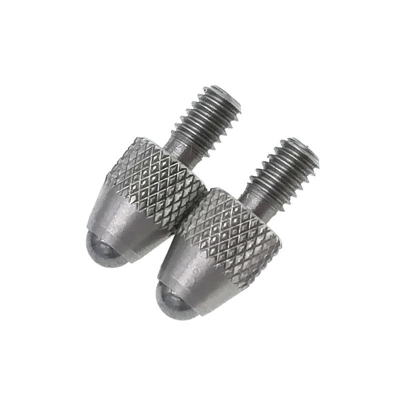SUXING Ball Contact Points for Dial Indicators #4-48 Thread Shank (Carbide Ball) Carbide Ball