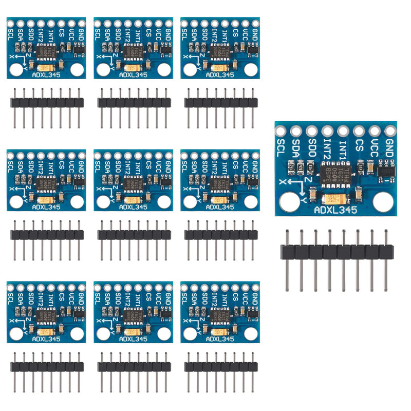 AITRIP GY-291 ADXL345 Digital 3-Axis Acceleration of Gravity Tilt Module IIC SPI for Arduino 10PCS