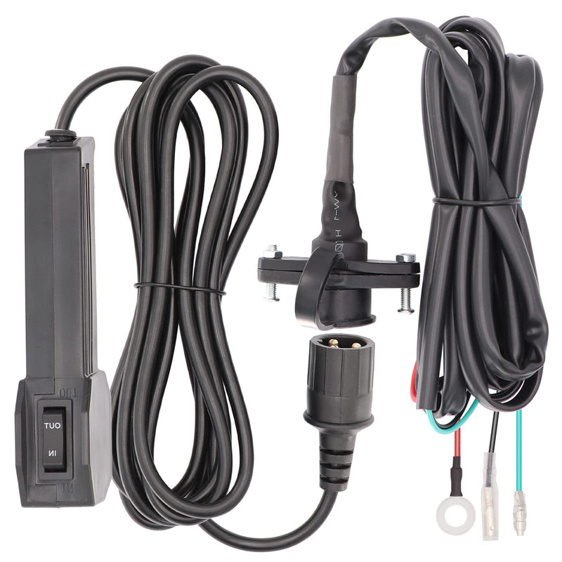 TuoLauthon 12V Winch Corded Manual Hand Remote Control Kits for ATV UTV Winch