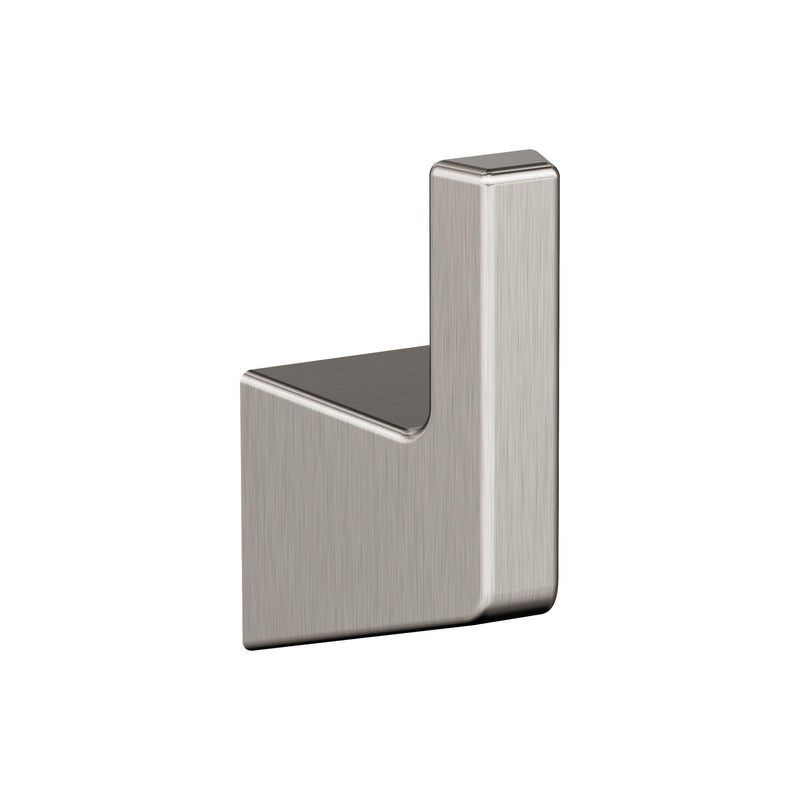 Amerock | Single Robe Hook | Satin Nickel | Blackrock | Towel Hook | Bath Hardware | Bathroom Accessories Brushed Nickel