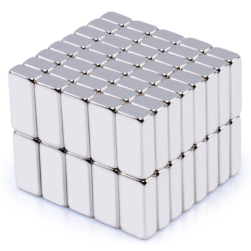 80 pcs Rare Earth Magnets,Small Neodymium Magnet Heavy Duty for Refrigerator Magnets,Tiny Magnets Tool Storage Science Industrial, 10x5x3 mm 10x5x3-80pack