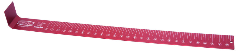 EGO Measuring Board, Fishing Tape Measure, Durable Ruler, Laser Etched, Anodized Aluminum, Corrosion Resistant, 24-INCH EGO