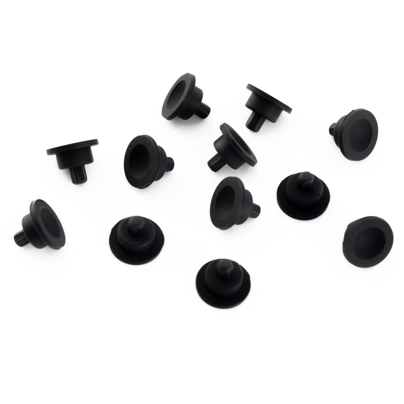 Allstare 815689 Grate Rubber Feet for Wolf CT Gas Cooktop, GR Series Gas Range Burner Grate Pad Range Parts Wolf Gas Cooktop Burner Grate Feet Bumpers Also Fit Other Brand Stove 12 Pack