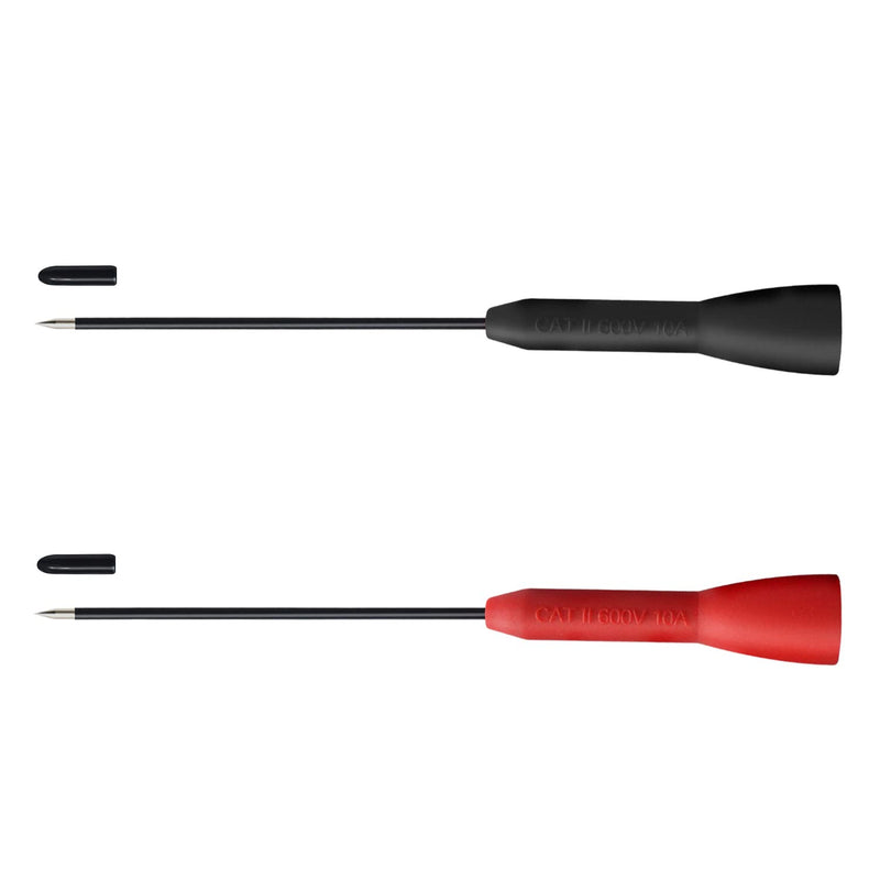 2 Pack 2mm Extended Needle Test Probes, 600V/10A Non-Destructive Multimeter Test Probe for Fluke Leads tl71 tl75 2pcs