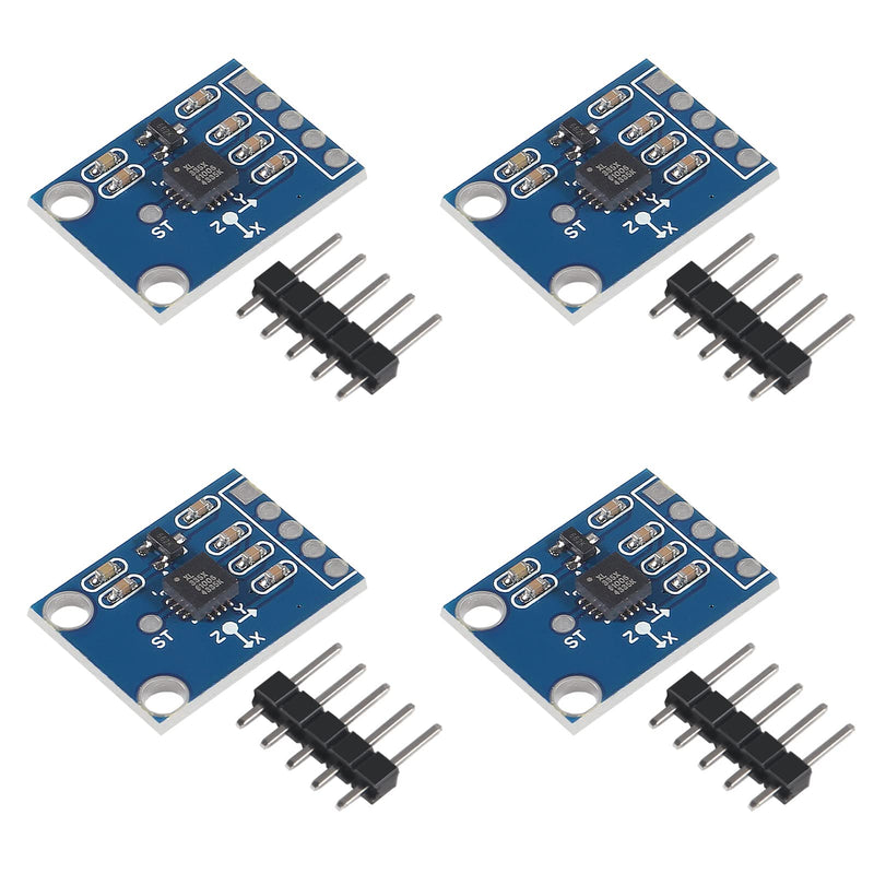ACEIRMC 4pcs GY-61 ADXL335 3-axis Analog Output Accelerometer Module Angular transducer 3V-5V for Arduino