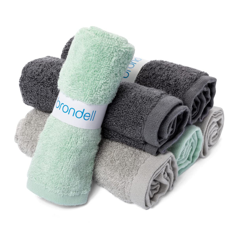 Bamboo Bidet Towels, Pack of 6, Assorted Colors