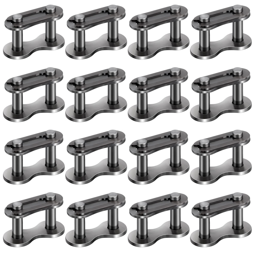 PAGOW 16PCS #41 Roller Chain Connecting Links, Master Manganese Steel Connector Heavy Duty for Bycicles, Mini Bikes, Motorcycles, Go-Karts, Home and Industrial Machinery #41 16PCS