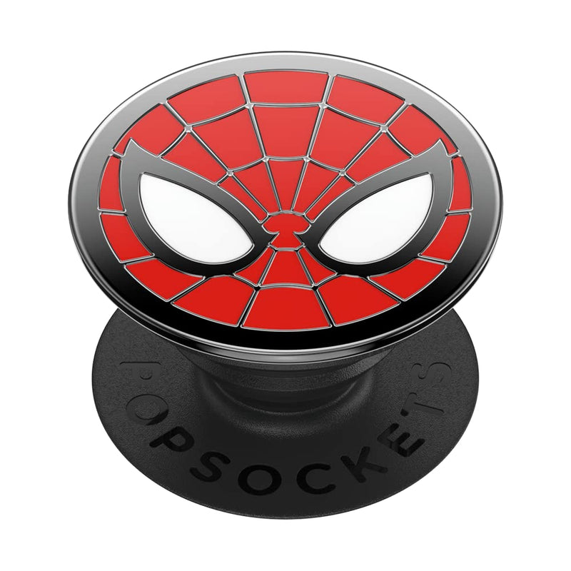 PopSockets: PopGrip - Expanding Stand and Grip with a Swappable Top for Smartphones and Tablets - Enamel Marvel Spiderman