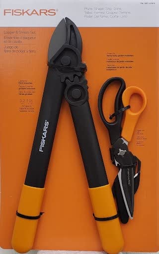 Fiskars 2 Piece Lopper & Shears Set