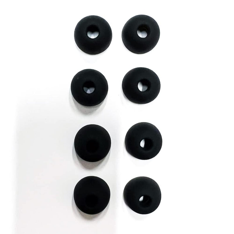 Autiphon Ear Domes for ITC CIC Hearing Aids, Recommend for Autiphon U01/U02 or Other Similar Devices, Black (M * 8) M