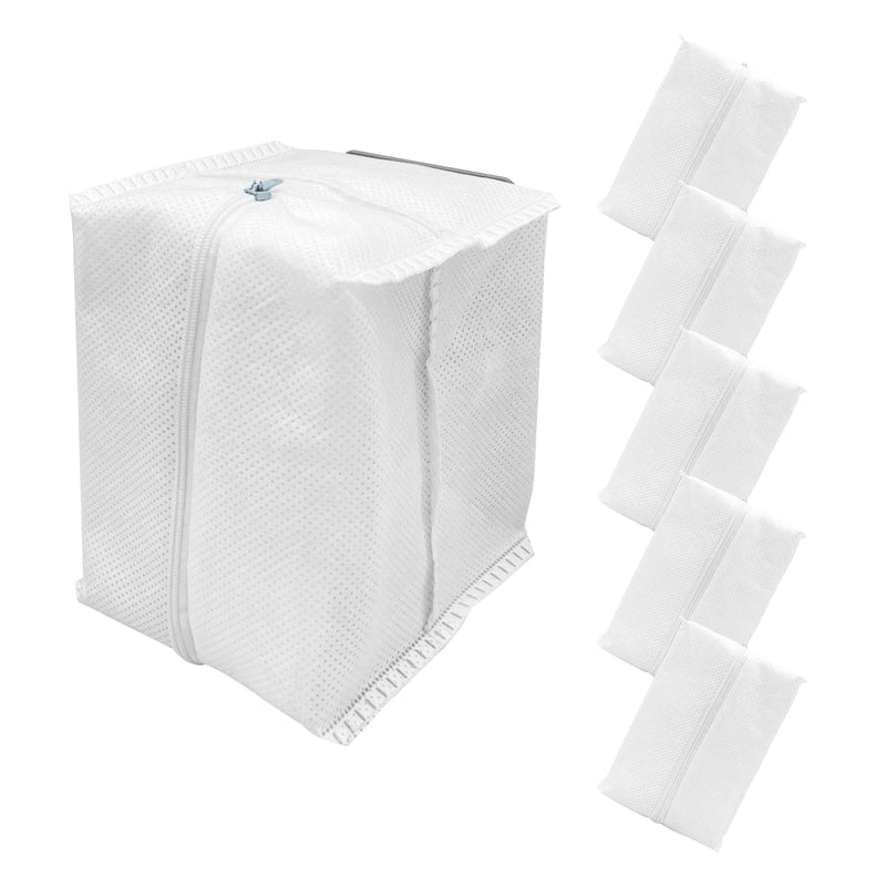 6 Pack Reusable Vacuum Bags Compatible with iRobot Roomba i & s Series, i7, i7+, i7Plus, i3, i3+, i4, i4+, i6, i6+, i6Plus, j7, j7+, i8, i8+, s9, s9+, s9Plus, Vacuum Replacement Bags for iRobot Roomba Clean Base Automatic Dirt Disposal