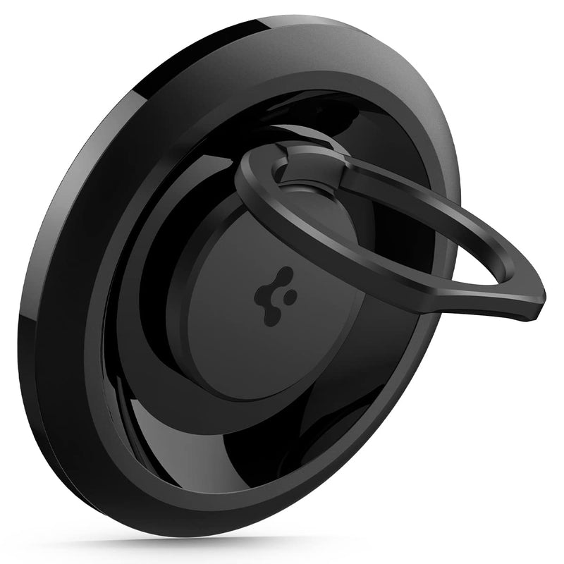 Spigen O-Mag Ring (MagFit) Magnetic Phone Holder Grip Designed for MagSafe (iPhone 14 Pro Max, 14 Pro, 14 Plus, 14, 13 and 12 Series) - Black
