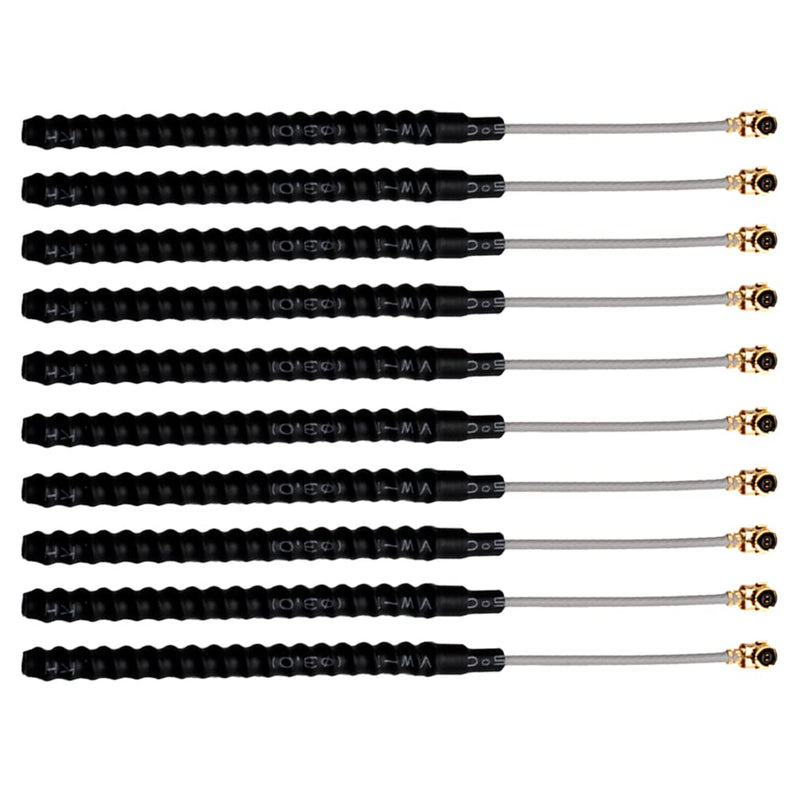 DIYmall 10PCS 868MHz 915MHz Lora GSM Antenna IPX IPEX 1.13 UF.L 2DBi Gain 8CM for LORA32U4II ESP32 Lora Board