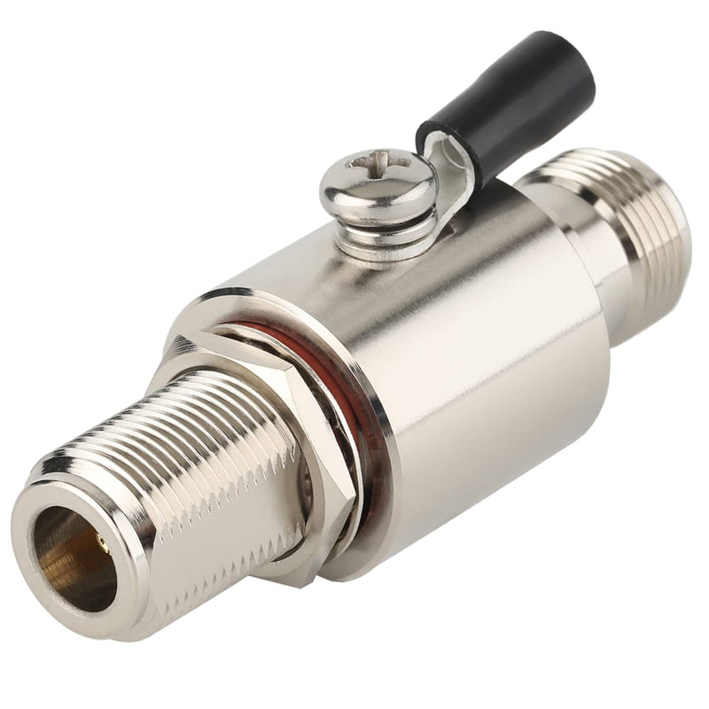 Whisary N Type Lightning Arrestor N Female to N Female Bulkhead DC-3GHz 90V Coaxial Lightning Arrester 3G N female to female arrestor