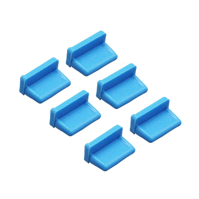 20 Pcs USB Port Covers Cap Anti Dust Plugs, Silicone USB Cap Port Stopper Protector,Detachable Anti Dust Cover Protector Plugs Cap,Compatible Devices with Usb2.0/3.0 Interface(Blue) Blue