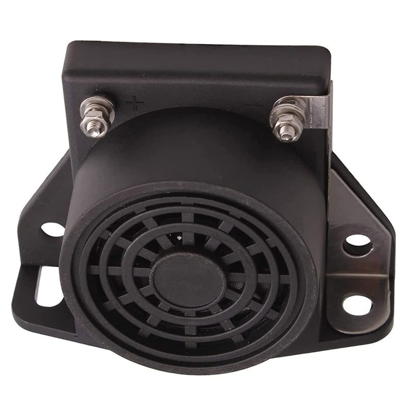 banhao Car Back-up Alarm, 107dB 12V-48V DC Waterproof Industrial Heavy-Duty Backup Reverse Warning Alarm with Super Loud Beeper Tone for Truck Van Freight Car Lorry Heavy Vehicles Square alarm horn