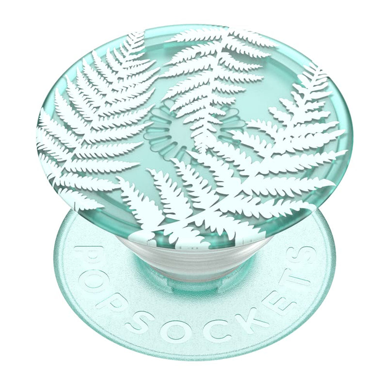 PopSockets: Plant-Based Phone Grip with Expanding Kickstand, Eco-Friendly Pop Socket for Phone - Translucent Fern