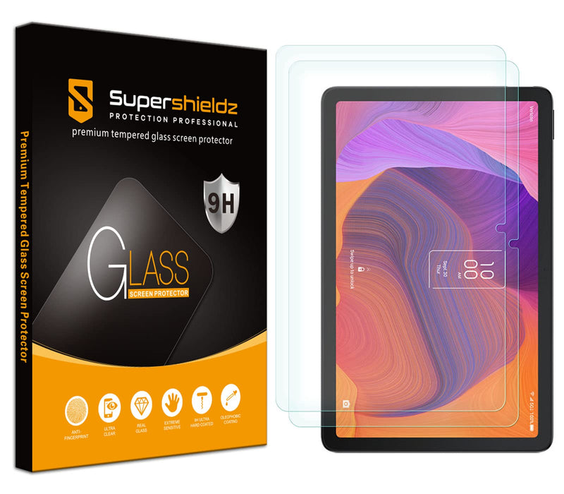 (2 Pack) Supershieldz Designed for TCL Tab Pro 5G Screen Protector, (Tempered Glass) Anti Scratch, Bubble Free