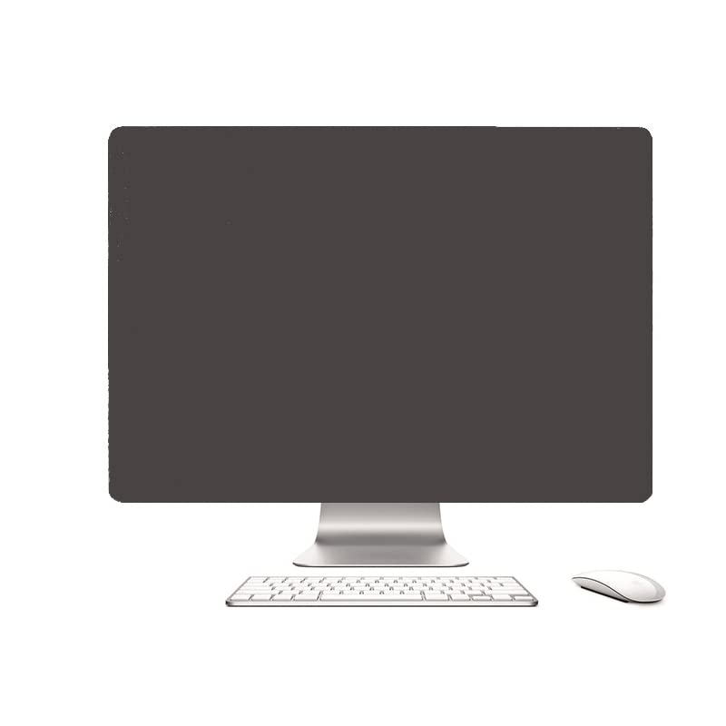Computer monitor dust cover black, LCD TV dust cover, flexible soft cloth adaptive screen size 17/18/19/20/21 inch protective cover, suitable for most brands of display models(17 to 21 inches) 18 to 21 inches