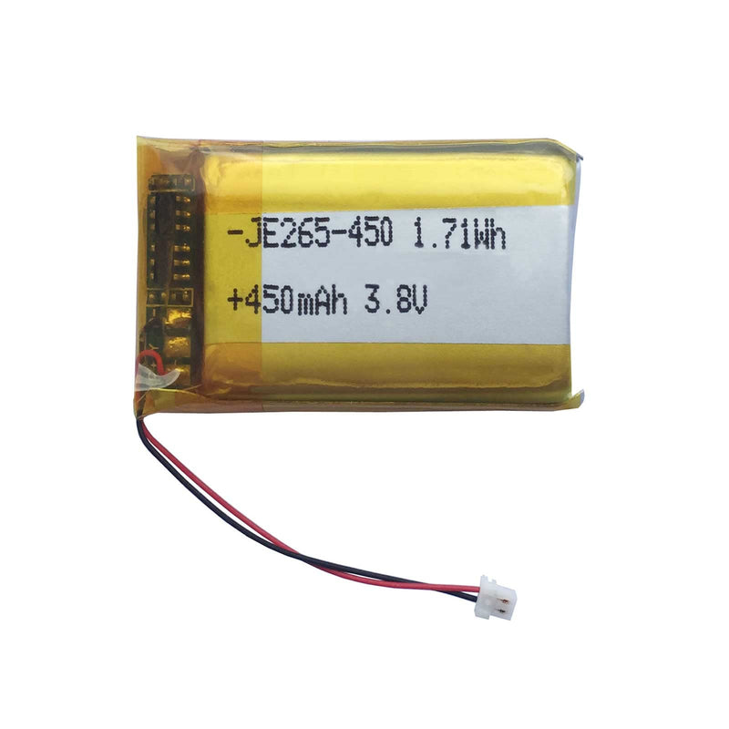 450mAh 3.8V Battery Replacement for Jabra Evolve2 65 Wireless Headset, Compatible with Original Plug and Play 3.8V Jabra Evolve2 65 Battery Replacement