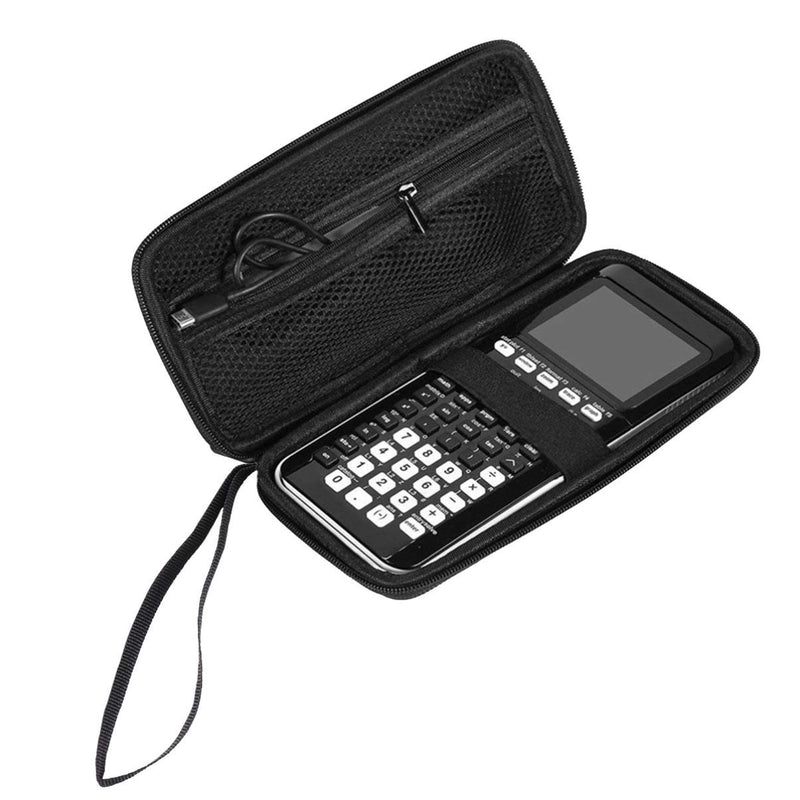 iplusmile Hard Graphing Calculator Carrying Case, Travel Storage Carrying Box Compatible with Texas Instrument TI- 84 Plus CE, TI- 83/ TI- 84 Plus, TI- 89, Zipped Pocket for USB Cables, Manual