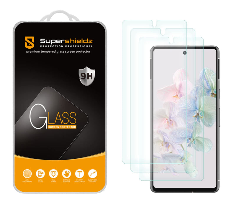 (3 Pack) Supershieldz Designed for Google Pixel 7 Tempered Glass Screen Protector, Anti Scratch, Bubble Free