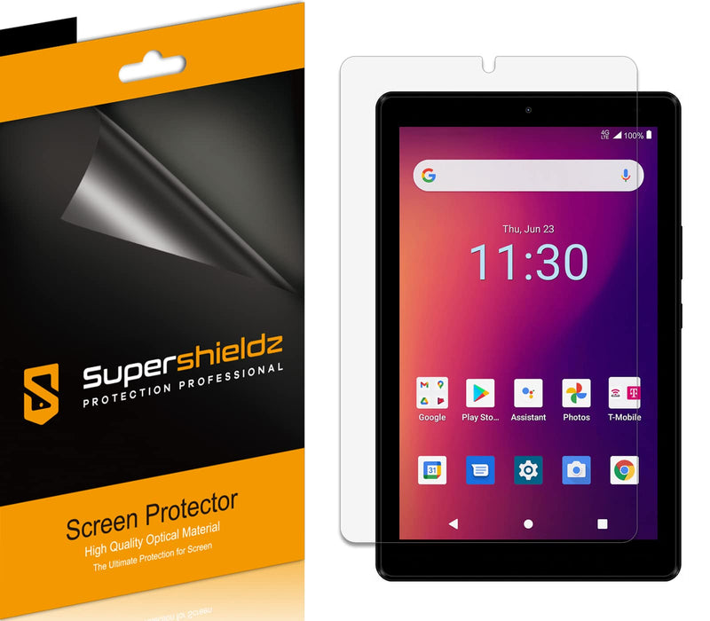 (3 Pack) Supershieldz Designed for KonnectOne Moxee Tablet 2 (8 inch) Screen Protector, High Definition Clear Shield (PET)