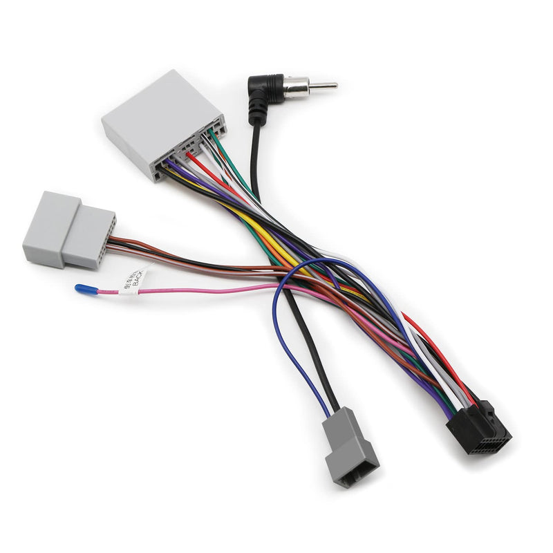 Radio Stereo Wiring Harness for Honda CRV 2007-2011 and Honda Civic 2008-2011 16 Pin ISO Car Radio Power Speaker Cable with Antenna Adapter 16Pin Harness (CRV/Civic)