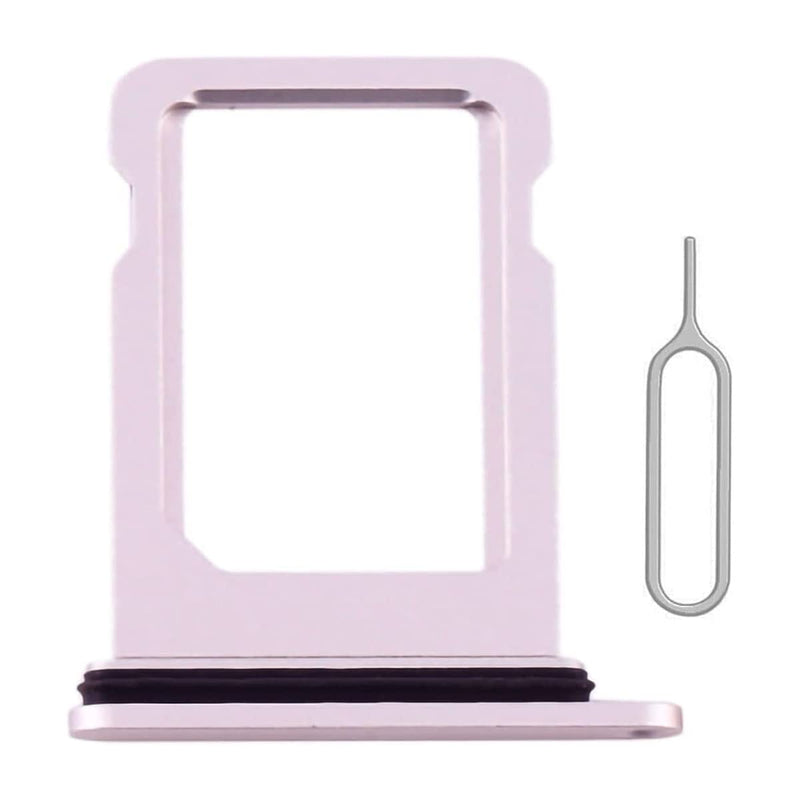 Perzework SIM Card Tray Holder Slot Replacement for iPhone 13 (Pink) with Waterproof Rubber Ring and Eject Pin (Single Sim Version) Pink