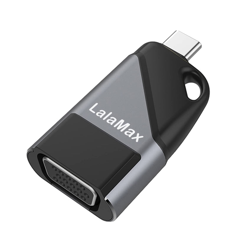 USB C to VGA Adapter,Lalamax USB Type C to VGA Adapter Male to Female Converter Compatible for MacBook Pro, Mac Mini, iPad Pro etc