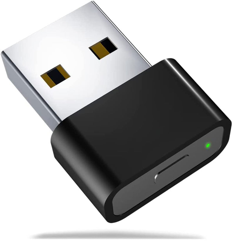 QUI Mouse Jiggler, Mouse Mover Metal USB, 2 Jiggler Modes, Driver-Free Mouse Jiggler Undetectable with USB Type-C Adapter & Switch Button, Mouse Mover Device to Keep Mouse Moving for Computer/Laptop