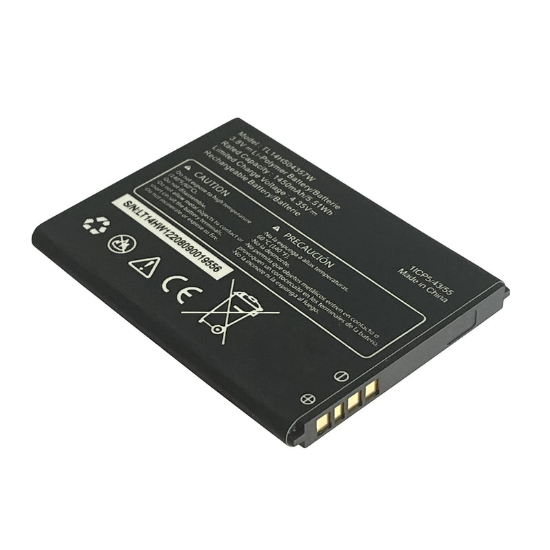 Replacement TL14H504357W Battery, High Capacity Battery for AT& T Cingular Flip IV 4 U102AA TL14H504357W 1450mah