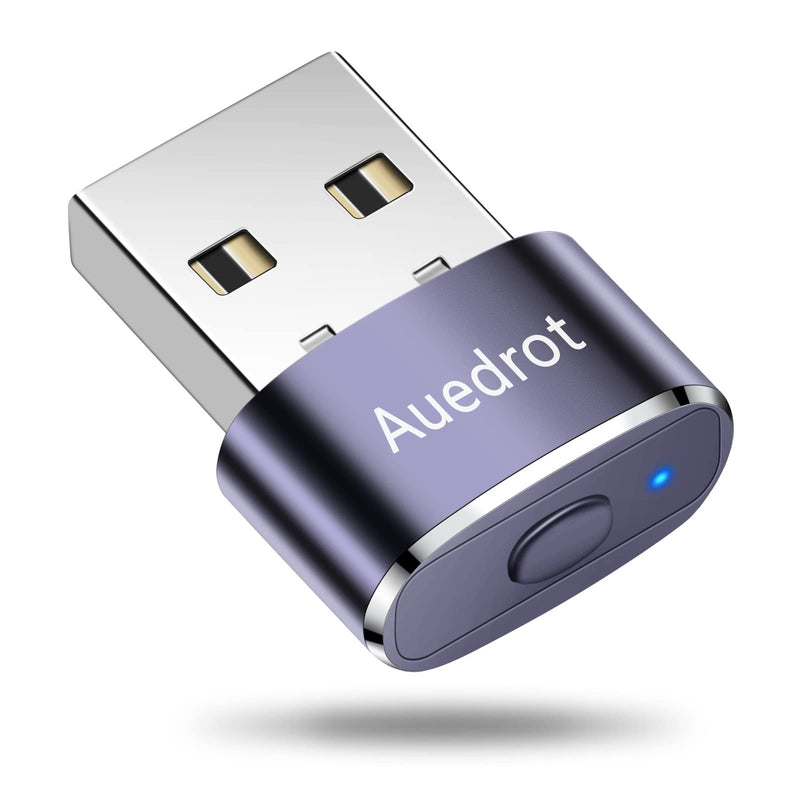 Mouse Jiggler Undetectable Metal USB Mouse Mover with Switch Button, Automatic Mini Mouse Shaker with 2 Jiggle Modes, Mouse Simulator, Driver-Free, Plug & Play, Keep Computer/Laptop Awake, Purple 1 PCS