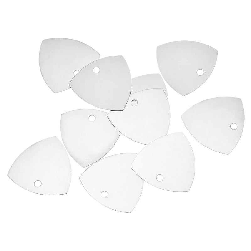 MECCANIXITY Phone Pry Opening Tools Metal 10pcs Silver 0.3mm Thick for Mobile Phone PC Tablet Laptop LCD Screen Repair, Guitar Picks