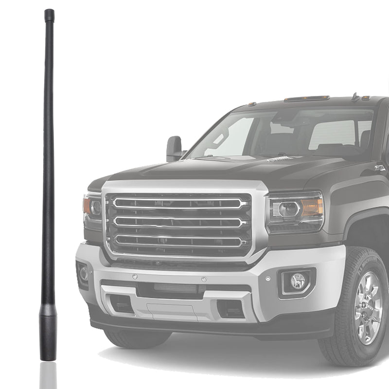 Anina 13 Inch Radio Antenna Mast for 2000-2022 GMC Sierra 2007-2022 Chevy Silverado 1500 2500 3500 Car Truck Replacement Antenna for AM FM Reception Car Washproof