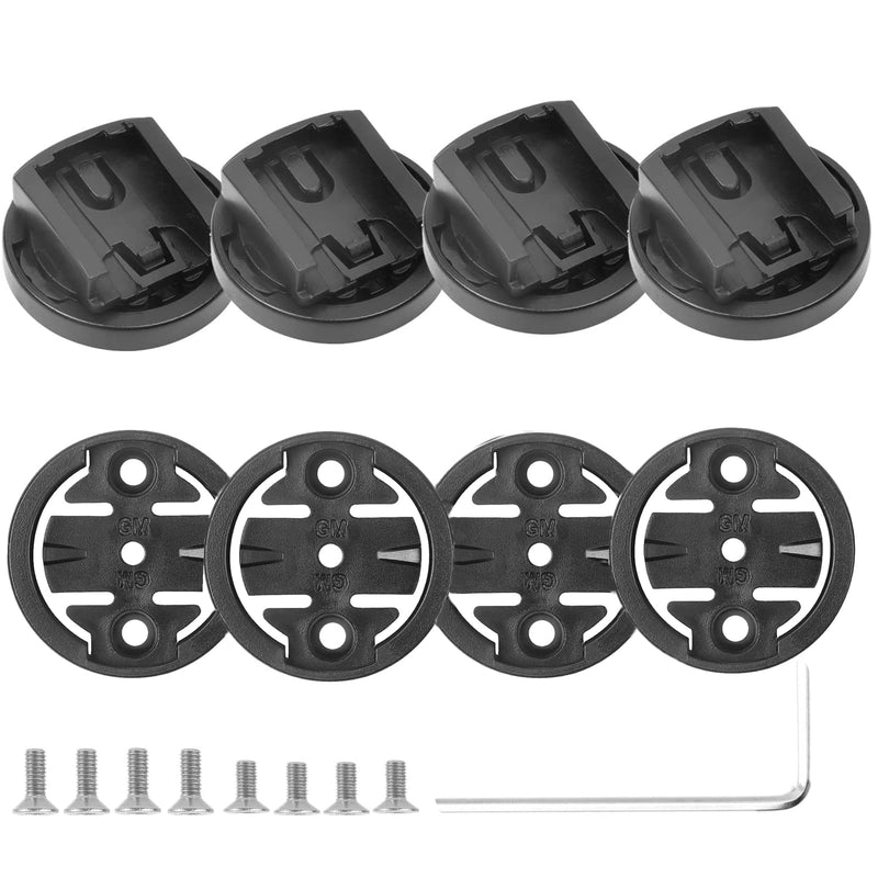 Bike Mount for Cateye - [4-Pack] Mount Adapter Insert Compatible with Cateye Out Front Cycling Computer Mounts, Bicycle GPS Computer Mounts Replacement Base,Cycling Combo Mount Road MTB Accessories Bike Mount for Cateye