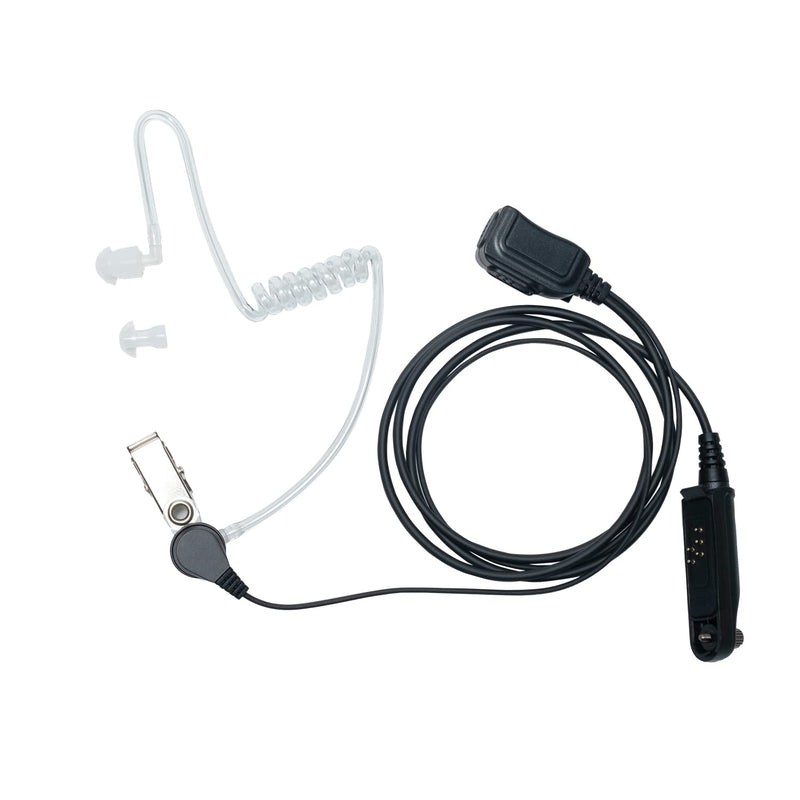 HEOPBIRD UV-9R Earpiece Headset for Baofeng UV-9RPlus UV-XR UV-5S BF-9700 BF-A58 GT-3WP Two Way Radio Walkie Talkie with Covert Acoustic Tube Earphone and Ptt Mic (1 Pack) 1 PACK