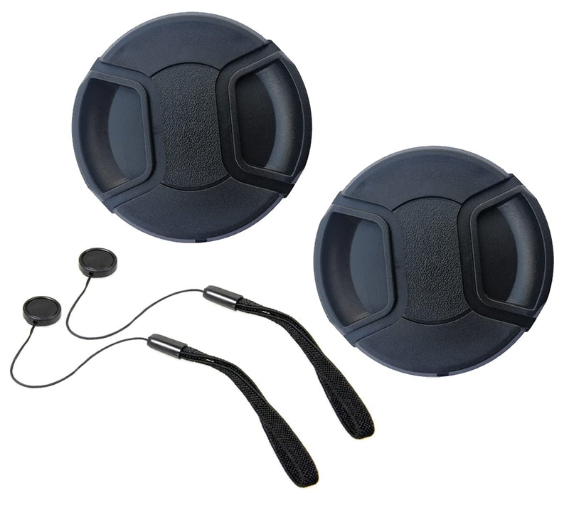 55mm Lens Cap Cover Compatible for Nikon D3500 D3400 D3300 D3200 D3100 for AF-P(Not for AF-S) DX Nikkor 18-55mm f/3.5-5.6G VR,AF-P DX Nikkor 18-55mm f/3.5-5.6G,HUIPUXIANG [2 Pack]