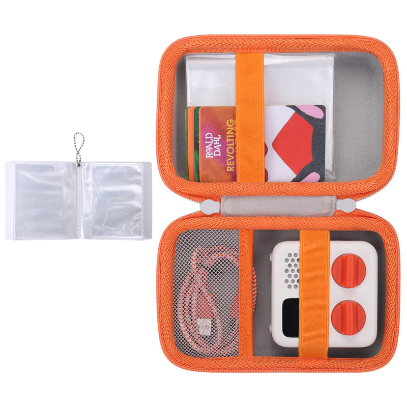 Aenllosi Hard Carrying Case Compatible with Yoto Mini Kids Audio Music Player Children’s Speaker Plays Audiobook and Cards Card Case Hold up to 36 Yoto Cards for Yoto Mini Player